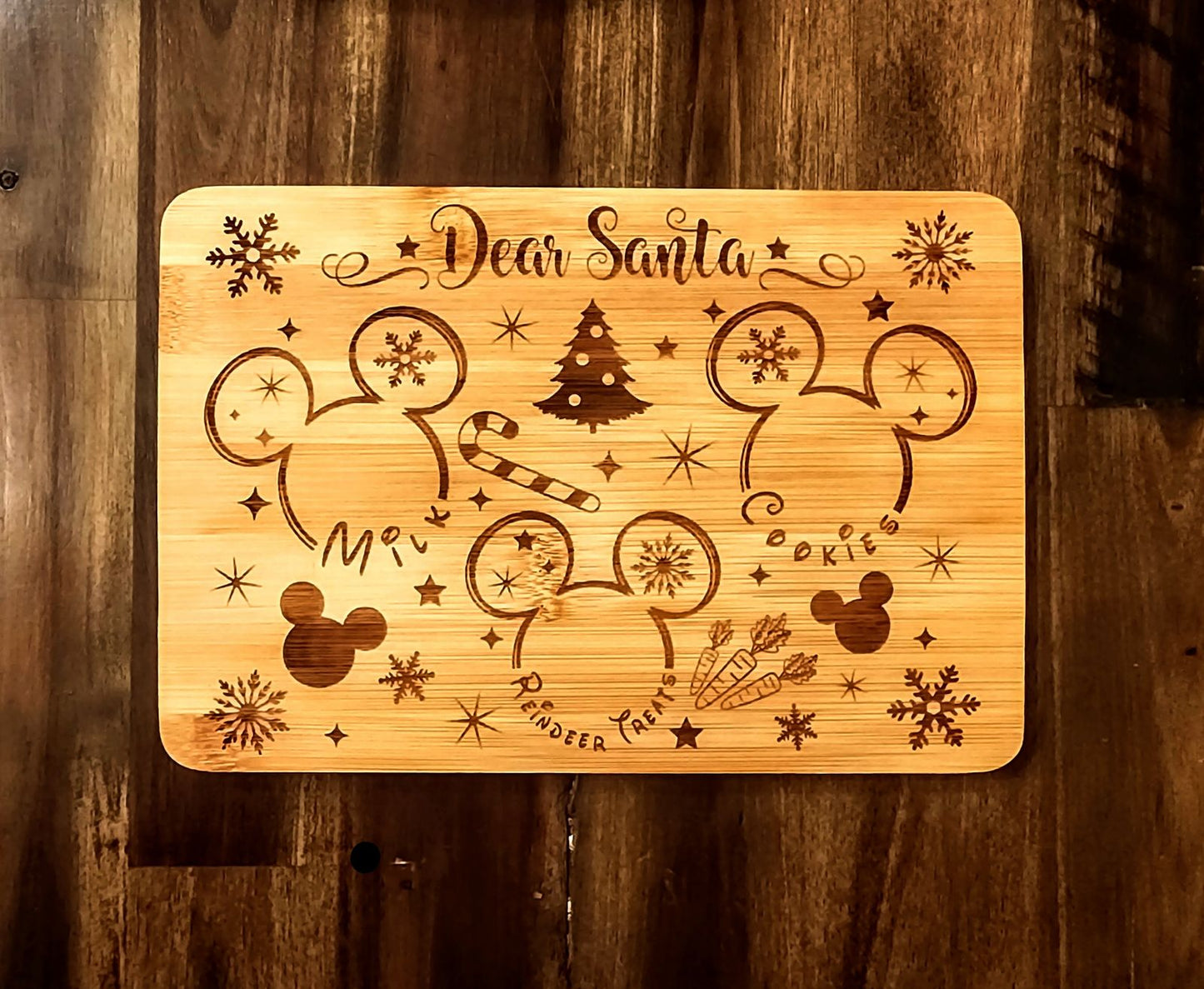 Mickey Santa Tray