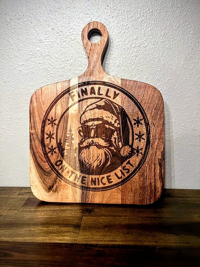 Santa Cutting Board