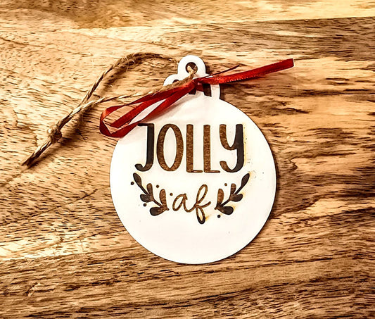 Jolly af ornament