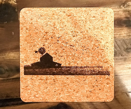 Cork Barn Mouse pad